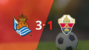 Elche fue derrotado por Real Sociedad con un marcador de 3-1 