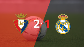 Real Madrid no pudo con Osasuna y perdió 2 a 1 tras gol agónico