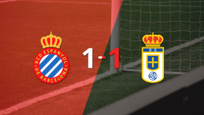 Espanyol y Real Oviedo se repartieron los puntos en un 1 a 1