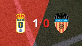 Real Oviedo le ganó 1-0 a Valencia