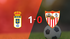 Real Oviedo derrotó 1-0 a Sevilla con un gol de Federico Viñas