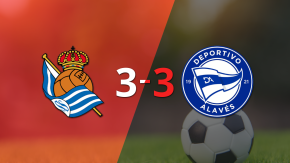 Alavés saca agónico empate ante Real Sociedad con gol de Lucas Boyé