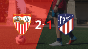 Sevilla asegura la victoria al vencer 2-1 a Atlético de Madrid