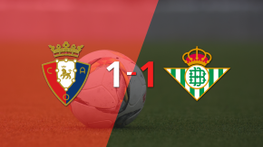 Osasuna y Betis igualaron 1 a 1