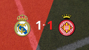 Real Madrid no pudo en casa ante Girona y empataron 1-1