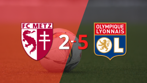 Olympique Lyon le pasó por encima 5-2 a Metz con hat-trick de Endrick