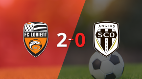 Lorient marcó dos veces en la victoria ante Angers en el estadio Stade du Moustoir