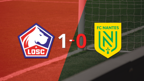 Nantes perdió 1-0 ante Lille por un gol agónico