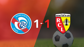 Empate a uno entre RC Strasbourg y Lens