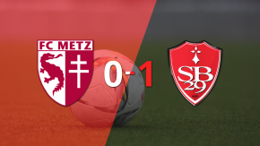 Stade Brestois se quedó con la victoria 1-0 ante Metz en el estadio Stade Saint-Symphorien