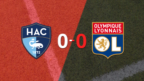 Le Havre AC y Olympique Lyon no se hicieron daño y empataron sin goles