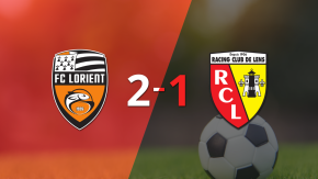 Con la mínima diferencia, Lorient venció a Lens por 2 a 1