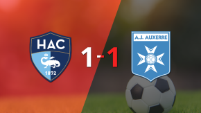 Le Havre AC resolvió su juego de la fecha 28 con un empate 1-1 frente a Auxerre