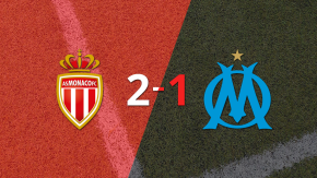 Olympique de Marsella sufre una derrota 2-1 contra Mónaco