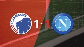 FC Copenhague y Napoli se repartieron los puntos en un 1 a 1