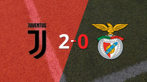 Juventus deja a Benfica en cero con un triunfo 2-0