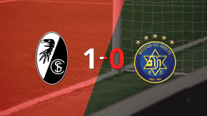 Con un solo gol, Friburgo derrotó a Maccabi Tel-Aviv en el estadio Europa Park Stadion
