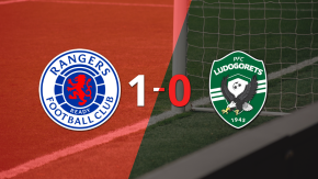 Ludogorets perdió 1-0 ante Rangers