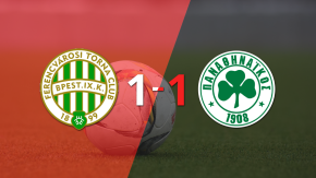 Panathinaikos rescató un empate agónico frente a Ferencváros