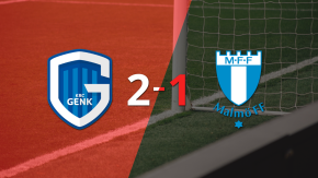 KRC Genk lo dio vuelta ante Malmö y venció por 2 a 1