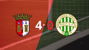 SC Braga ganó 4-0 con goleada y pasó a Cuartos de final