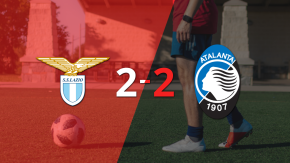 Con un empate agónico entre Lazio y Atalanta se define el duelo en el partido de vuelta