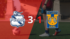 Contundente victoria de Puebla sobre Tigres
