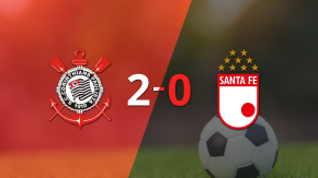 Corinthians marcó dos veces en la victoria ante Santa Fe en Arena Corinthians