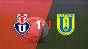 Universidad de Chile y U. Concepción igualaron 1 a 1