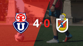 Universidad de Chile fue contundente y goleó 4-0 a D. La Serena