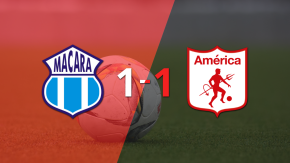 Reparto de puntos en el empate a uno entre Macará y América de Cali