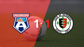 Reparto de puntos en el empate a uno entre San Marcos y Dep. Santa Cruz en la primera jornada