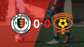 Sin muchas emociones, Dep. Santa Cruz y Cobreloa empataron 0-0