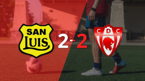San Luis empata sobre el final con penal de Gonzalo Bustos