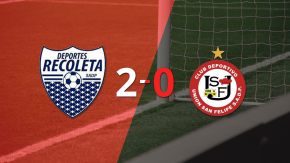 Recoleta gana 2-0 a U. San Felipe con doblete de Germán Estigarribia
