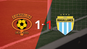 Magallanes empató 1-1 contra Cobreloa sobre el final del partido