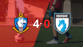 D. Antofagasta derrotó 4-0 sin complicaciones a Deportes Iquique con doblete de José Pablo Monreal