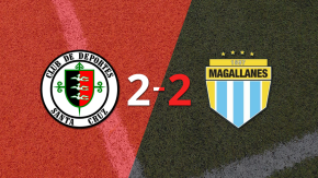 Duelo de artilleros: Diego Arias y Hans Salinas firman sendos dobletes en el empate a 2 entre Dep. Santa Cruz y Magallanes