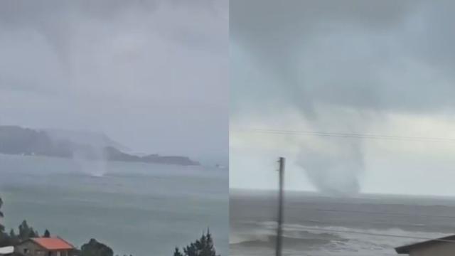 Un tornado, tres trombas marinas y granizos afectaron a Ñuble en menos de 24 horas