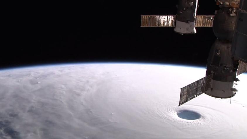 [VIDEO] Así se vio el paso del poderoso tifón Vongfong desde la Estación Espacial Internacional