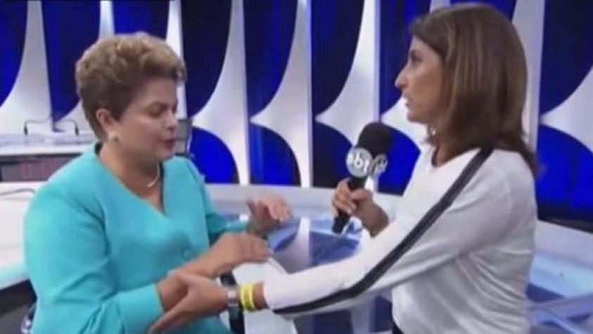 [VIDEO] Dilma Rousseff sufre descompensación tras debate televisivo