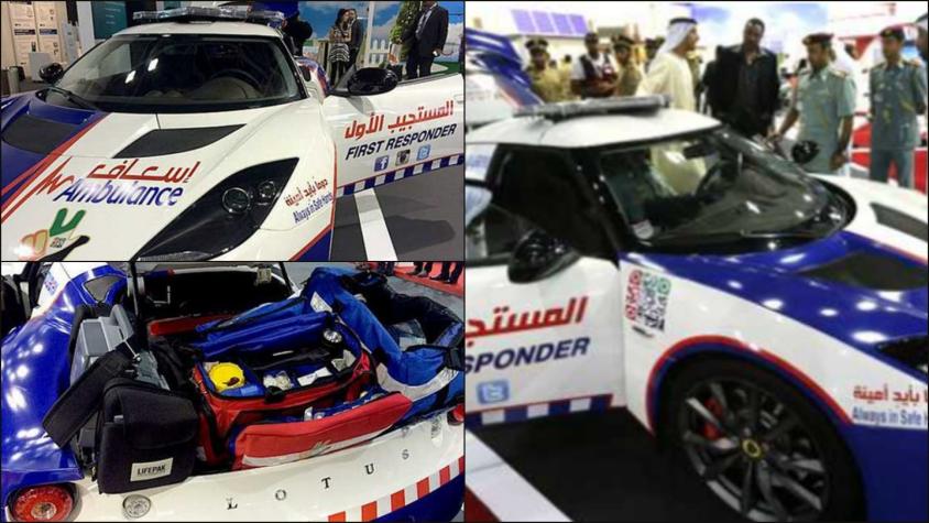 [VIDEO] Dubai se luce con la ambulancia más rápida y lujosa del mundo
