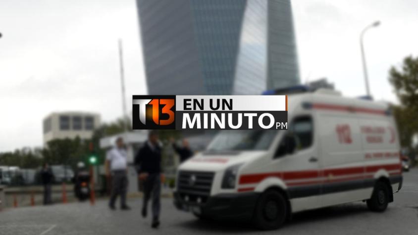[VIDEO] #T13enunminuto: consulados en Turquía reciben paquete sospechoso y otras noticias