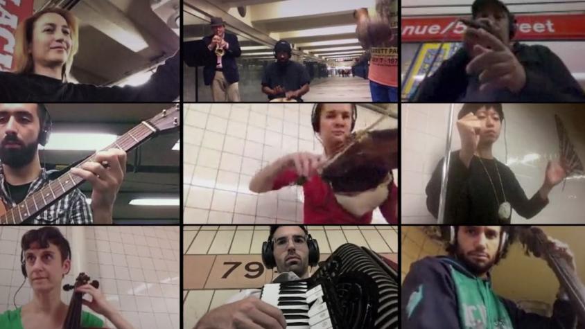 [VIDEO] Músicos del Metro formaron gran orquesta por wifi