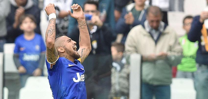 Juventus triunfa ante Palermo con gol de Arturo Vidal