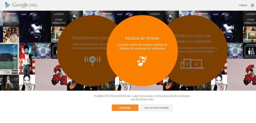 Servicio de música de Google regala dos meses gratis