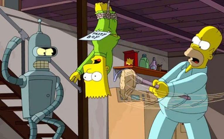 [VIDEO] Primer avance del crossover entre "Los Simpson" y "Futurama"