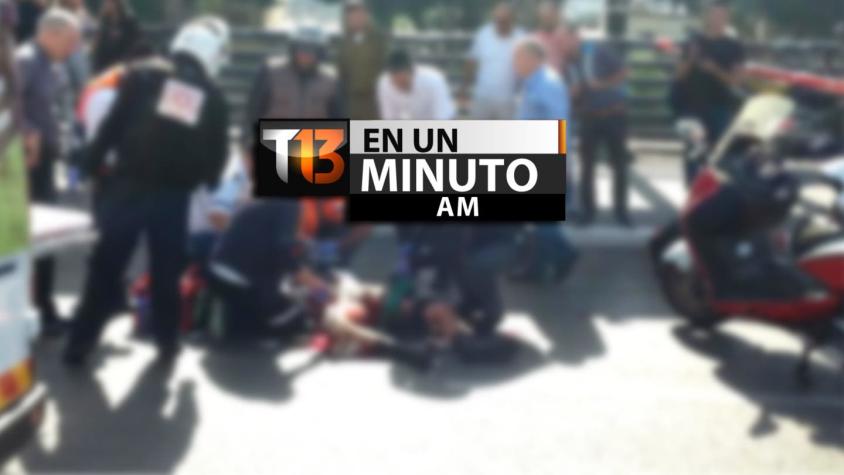 [VIDEO] #T13enunminuto: Soldado israelí fue apuñalado por palestino en Tel Aviv y otras noticias