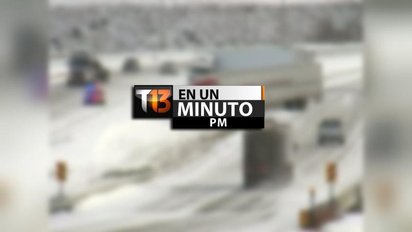 [VIDEO] #T13enunminuto: ola de frío afecta a Estados Unidos y otras noticias