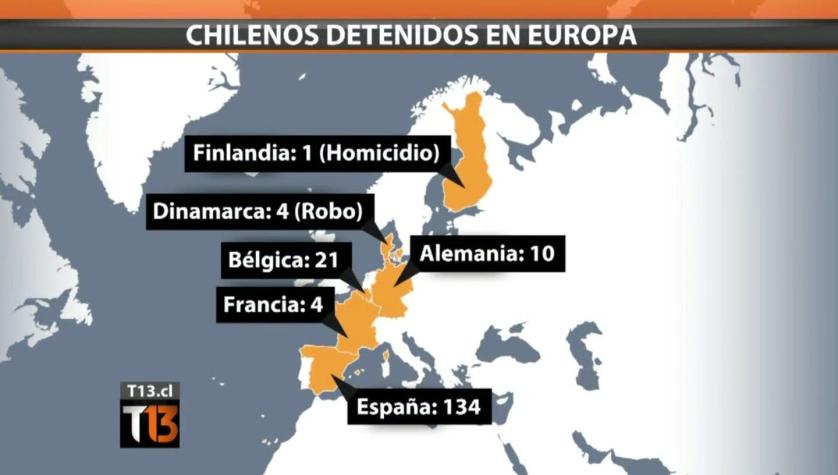 [T13] La larga lista de delitos cometidos por chilenos en el extranjero